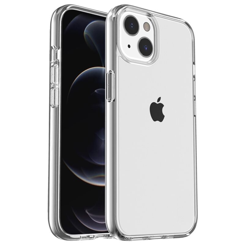 tectTech TPU Coque iPhone 14 Plus, Transparent - Coque minimaliste au design épuré