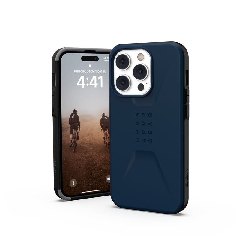 UAG Coque Civilian Series iPhone 14 Pro Bleu