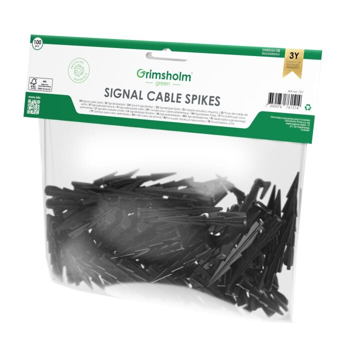 Grimsholm Piquets pour câble périmétrique pour robot tondeuse (100 pièces)