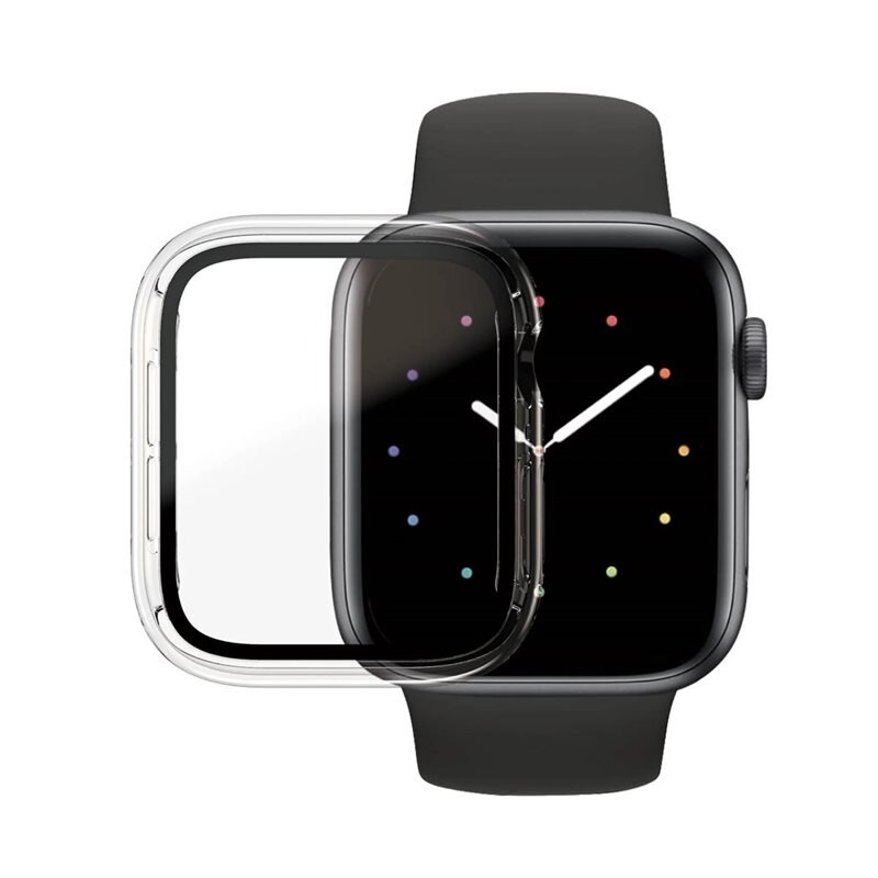 PanzerGlass Full Body Coque Apple Watch SE 44mm, transparent