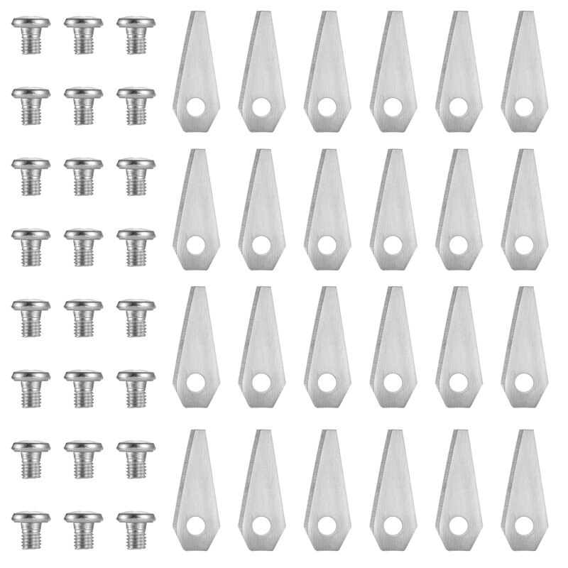 24 pièces Lames pour robot tondeuse Bosch Indego XS 300