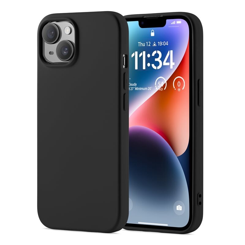Mobique Coque TPU MagSafe iPhone 14, Noir