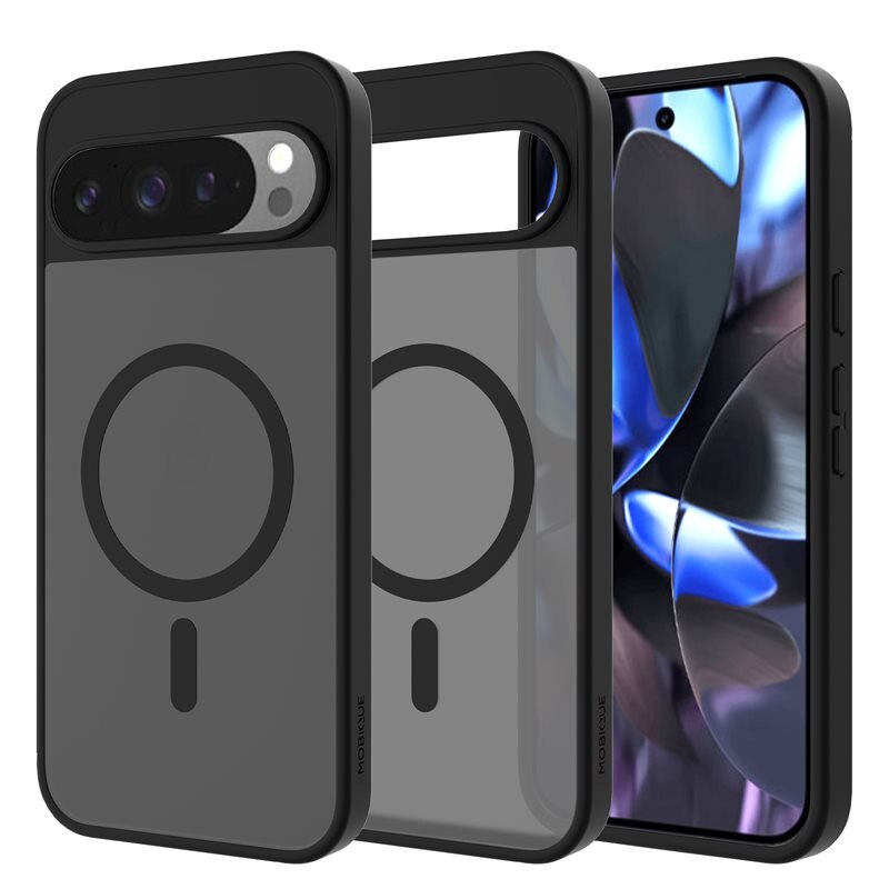 Mobique Coque Magnetic Hybrid Google Pixel 9 Pro XL, Frosted Black