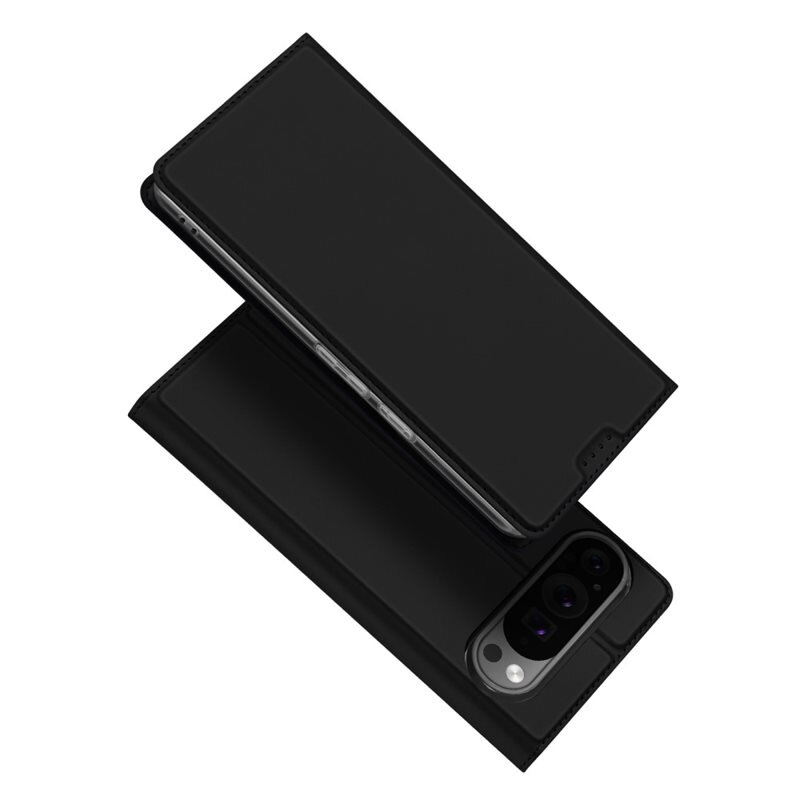 Dux Ducis Étui portefeuille Skin Pro Series Google Pixel 9 Pro XL, Noir - Étui pour téléphone fin avec porte-cartes