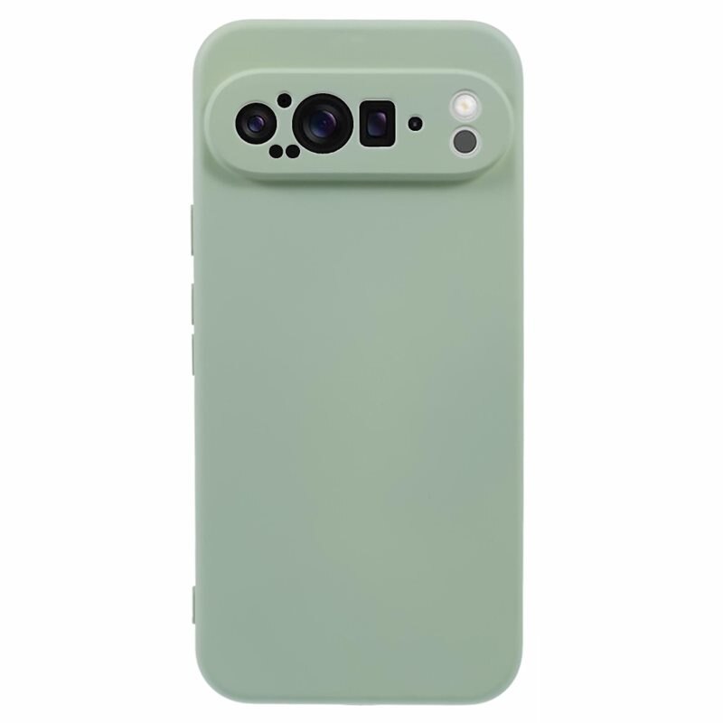 Coque TPU résistante aux chocs Google Pixel 9 Pro, Vert - Coque élégante en couleur amusante