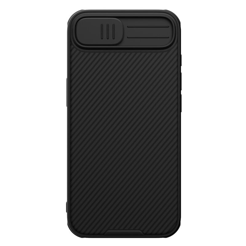 Nillkin Coque CamShield iPhone 16e, Noir - Coque de téléphone avec protection d'appareil photo intégrée