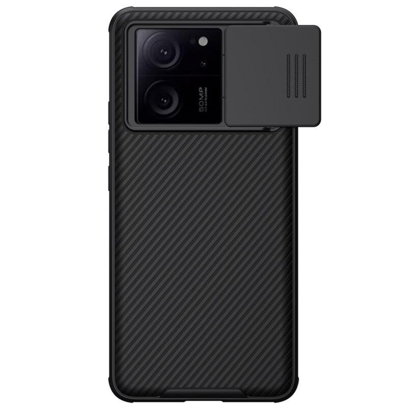 Nillkin Coque CamShield Xiaomi 13T, Noir - Coque de téléphone avec protection d'appareil photo intégrée