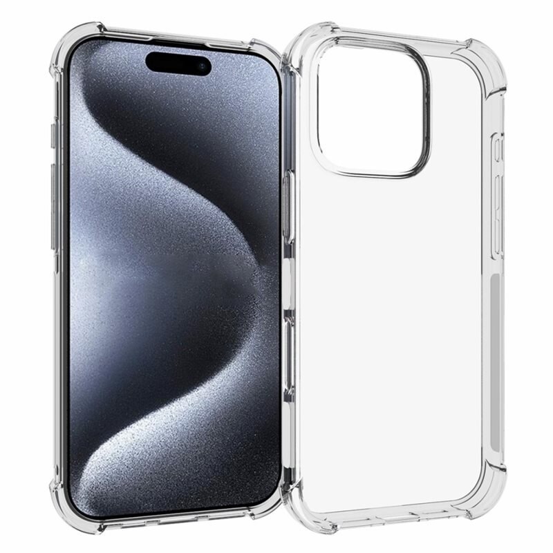 tectTech Coque TPU Extra iPhone 16 Pro, Clear - Coque cool et résistante aux chocs