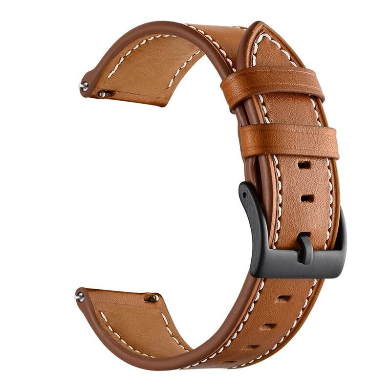 Bracelet en cuir Withings ScanWatch 2 42mm, Marron - Bracelet élégant en cuir