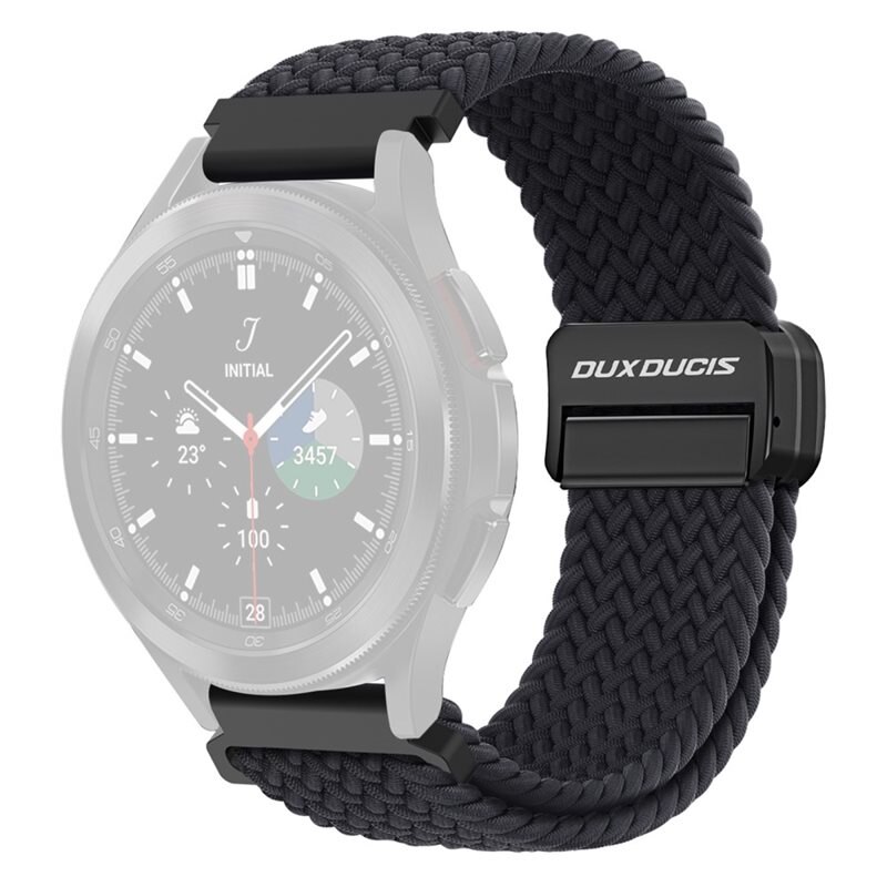Dux Ducis Bracelet en Nylon Woven Garmin Venu 3, noir