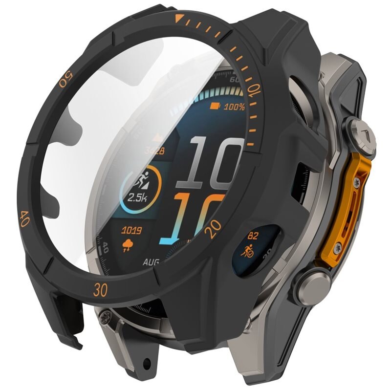 Full Cover CaseGarmin Fenix 8 Solar 51mm, Noir