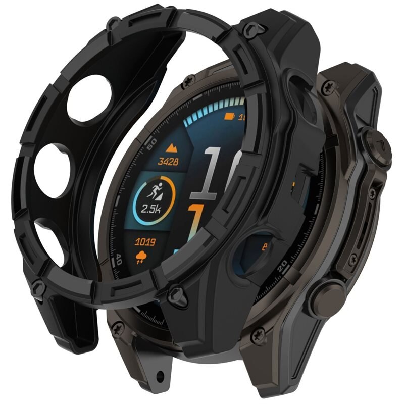 Coque TPU Garmin Tactix 8 51mm, noir