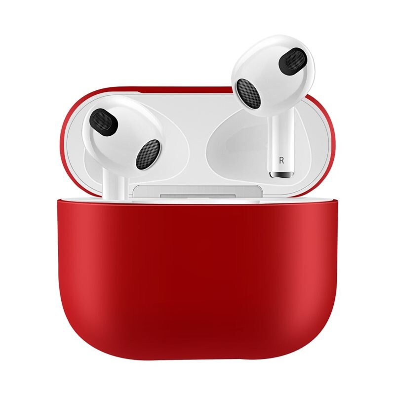 Coque en silicone AirPods 3 Rouge