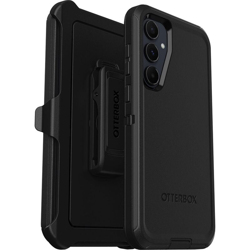 Otterbox Coque Defender Samsung Galaxy A55, Noir - Coque ultra-résistante