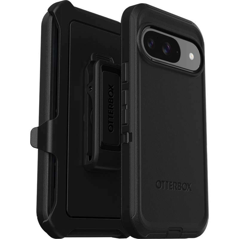 Otterbox Coque Defender Google Pixel 9 Pro, Noir - Coque ultra-résistante