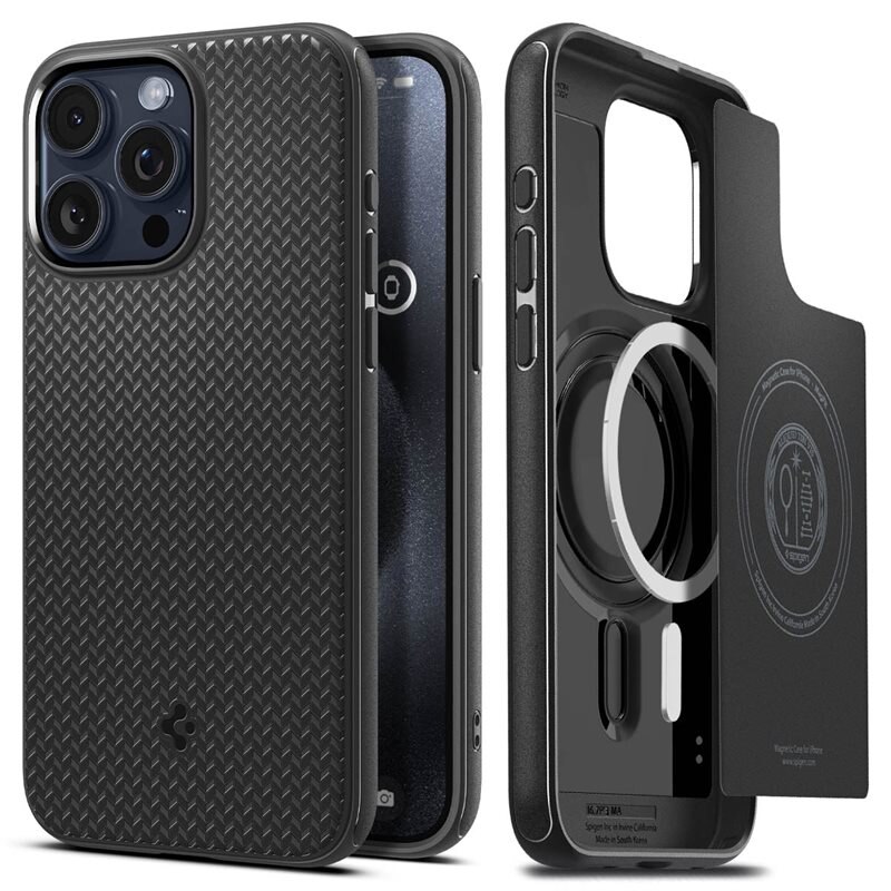 Spigen Coque MagSafe Armor iPhone 15 Pro Max Black