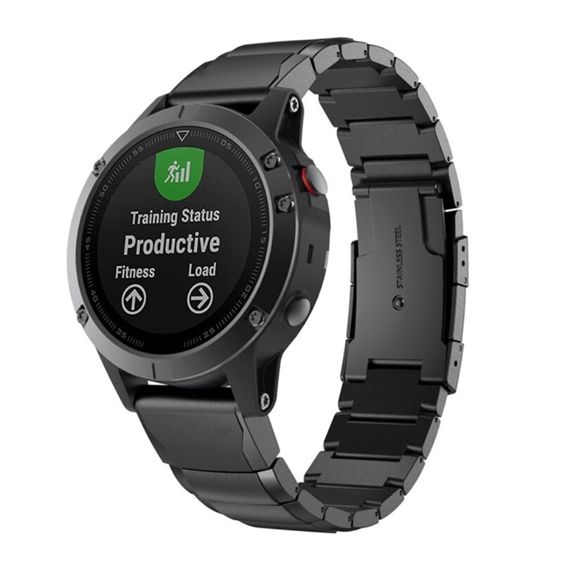 Bracelet mailllon Garmin Fenix 8 51mm, noir