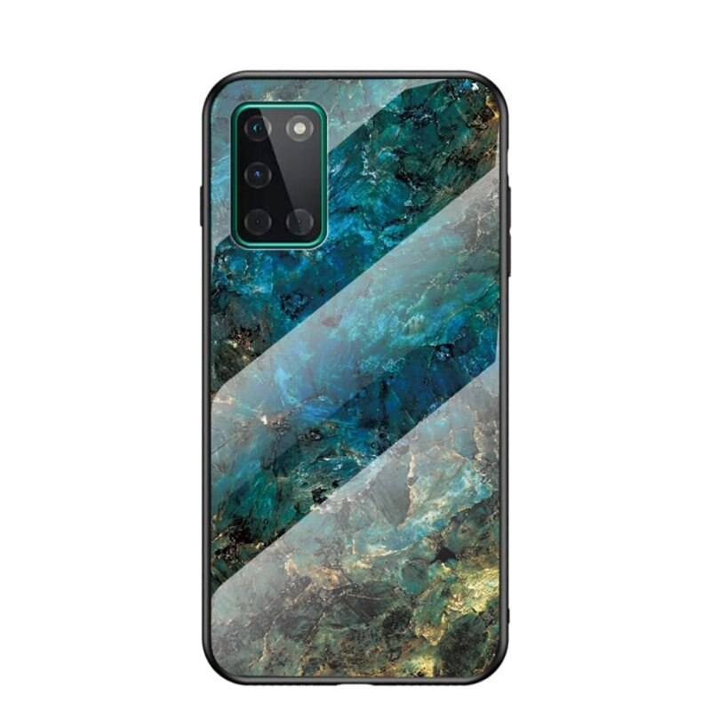 Coque en verre trempé OnePlus 8T Emerald - Jolie coque de téléphone avec motif