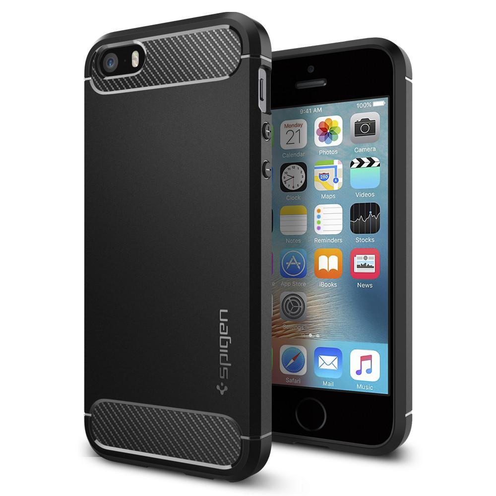 Coque Rugged Armor iPhone 5/5S/SE Black