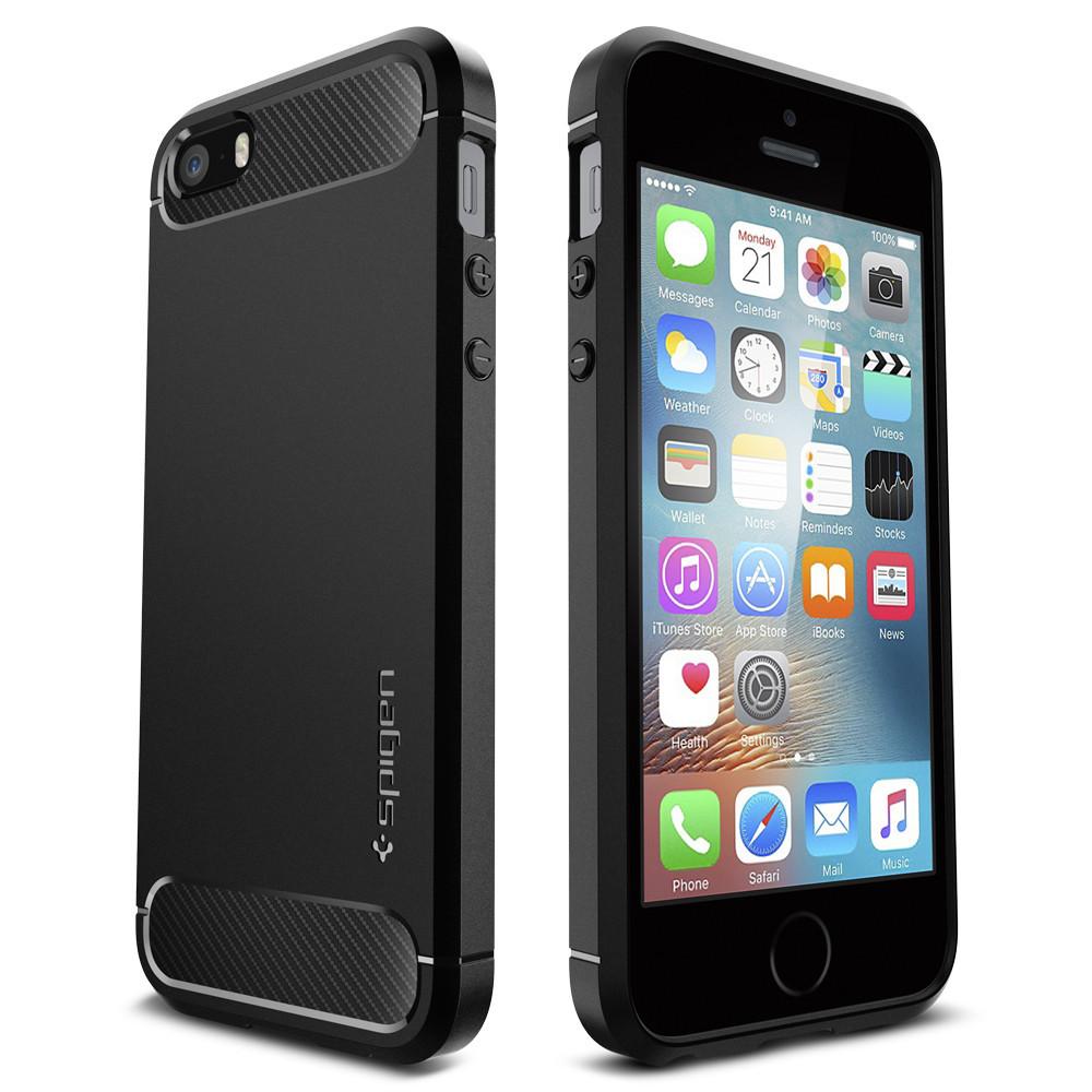 Coque Rugged Armor iPhone 5/5S/SE Black