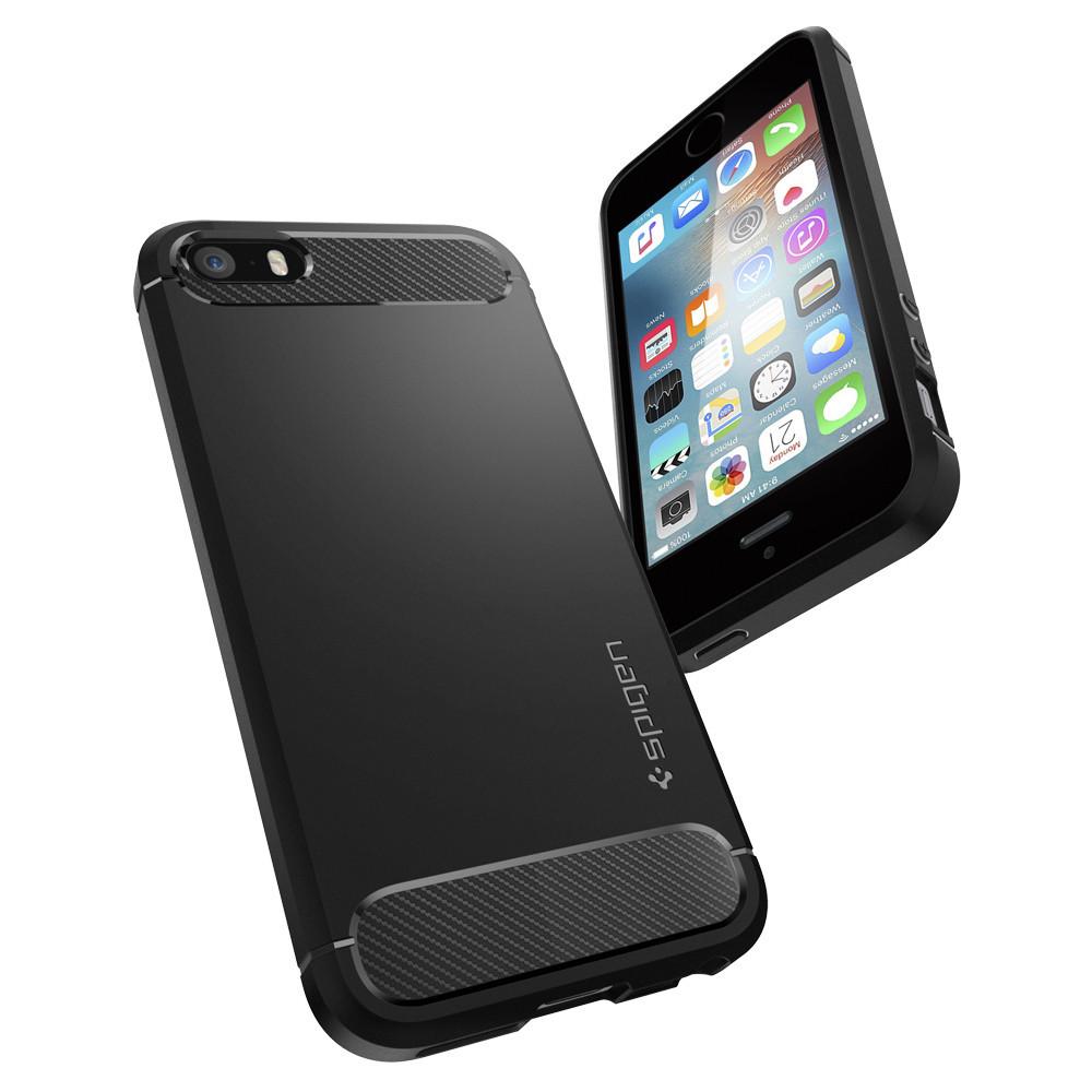 Coque Rugged Armor iPhone 5/5S/SE Black