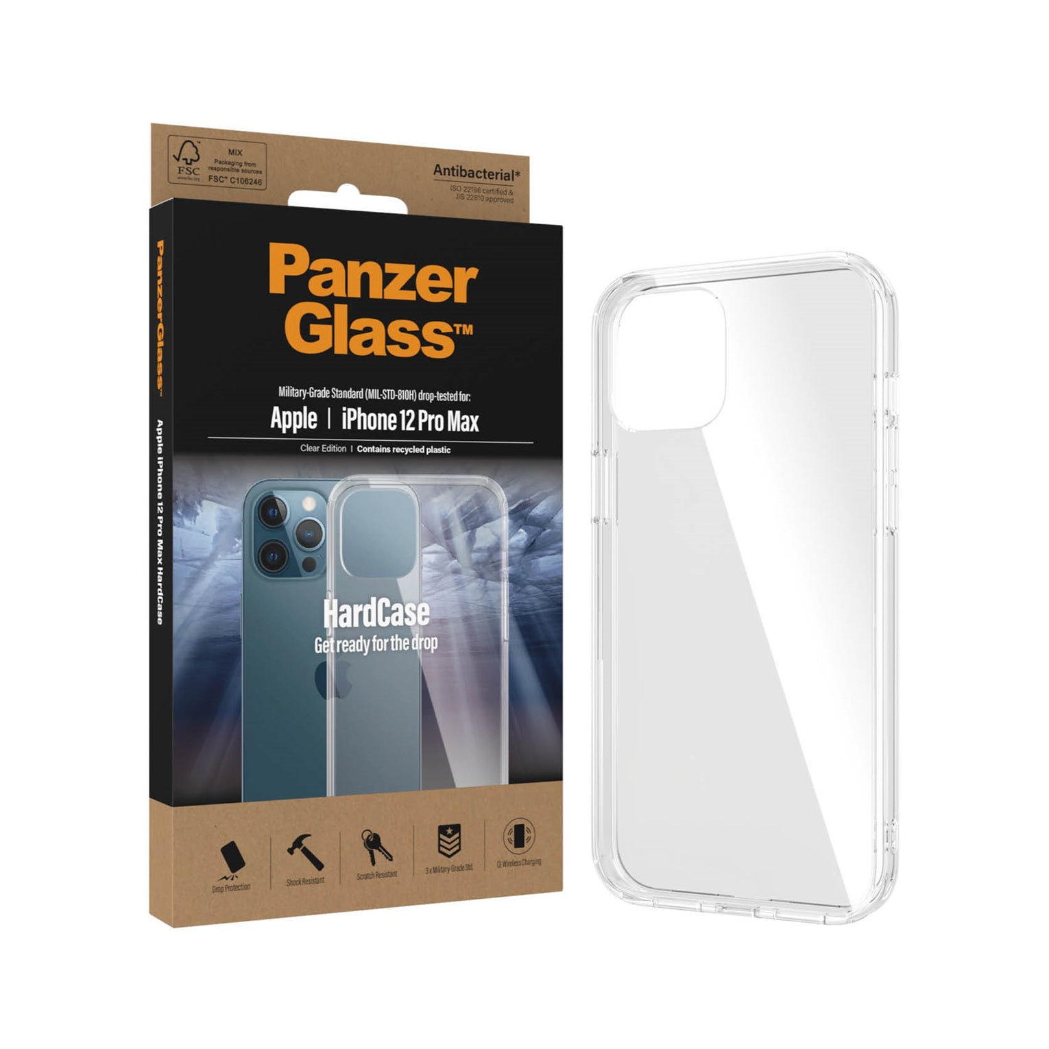 Hardcase Coque iPhone 12 Pro Max, transparent