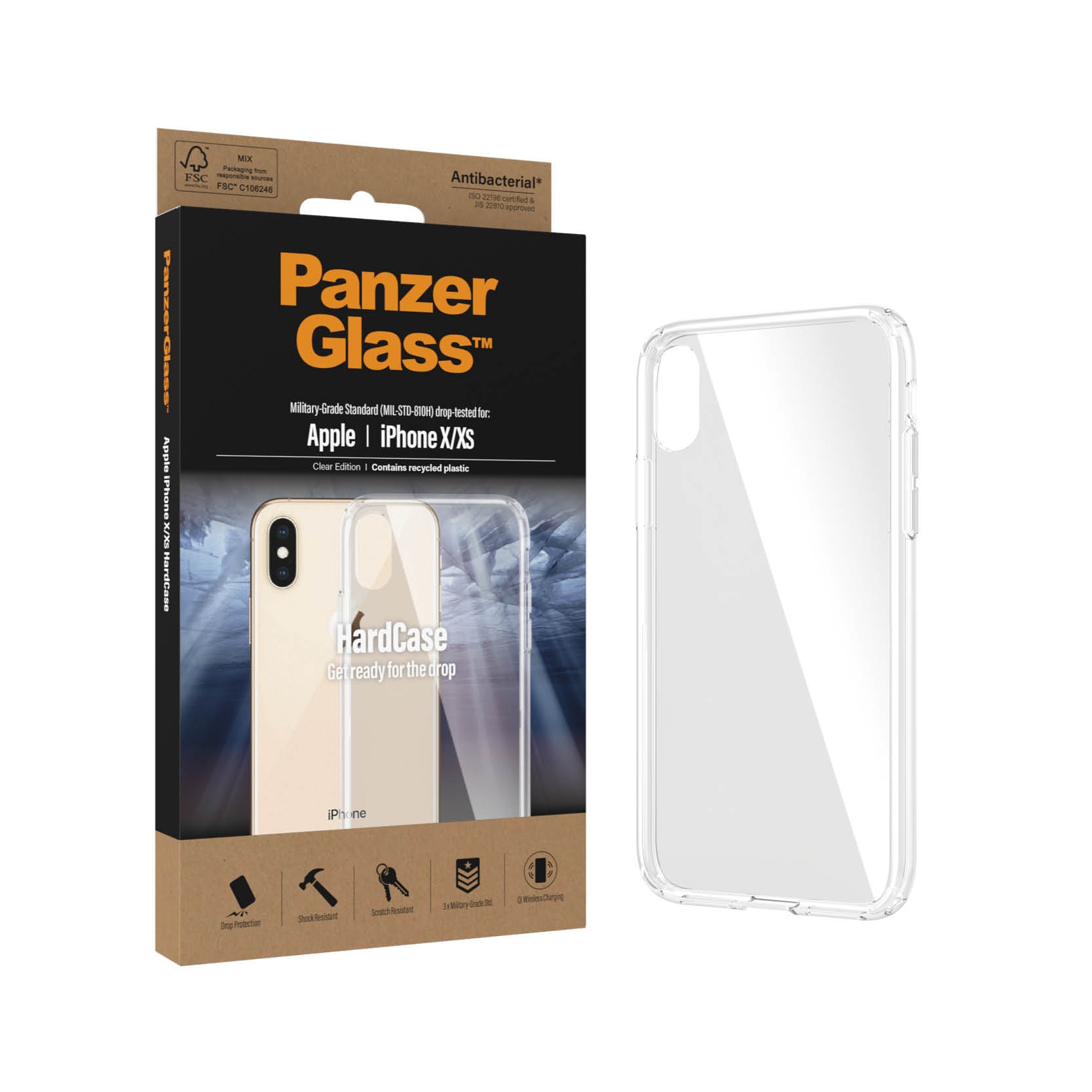 Hardcase Coque iPhone X/XS, transparent