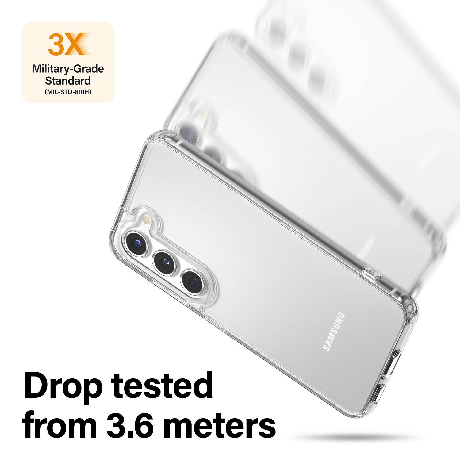 Hardcase Coque Samsung Galaxy S23, transparent