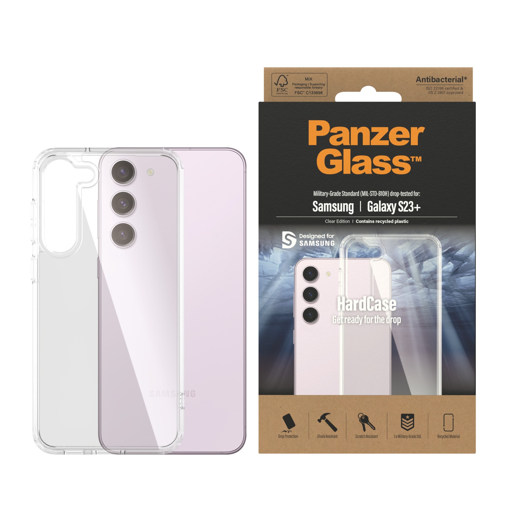 Hardcase Coque Samsung Galaxy S23 Plus, transparent