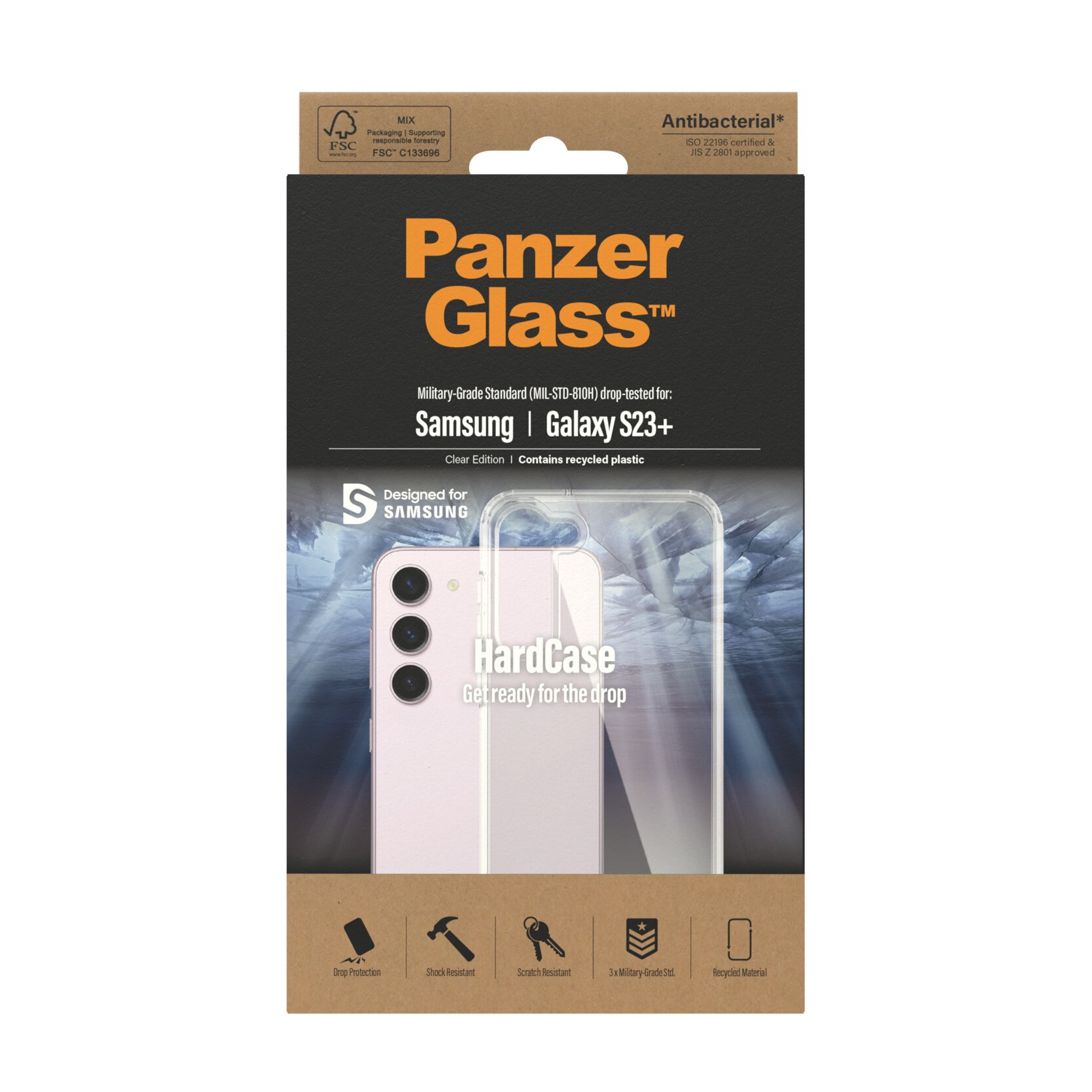 Hardcase Coque Samsung Galaxy S23 Plus, transparent