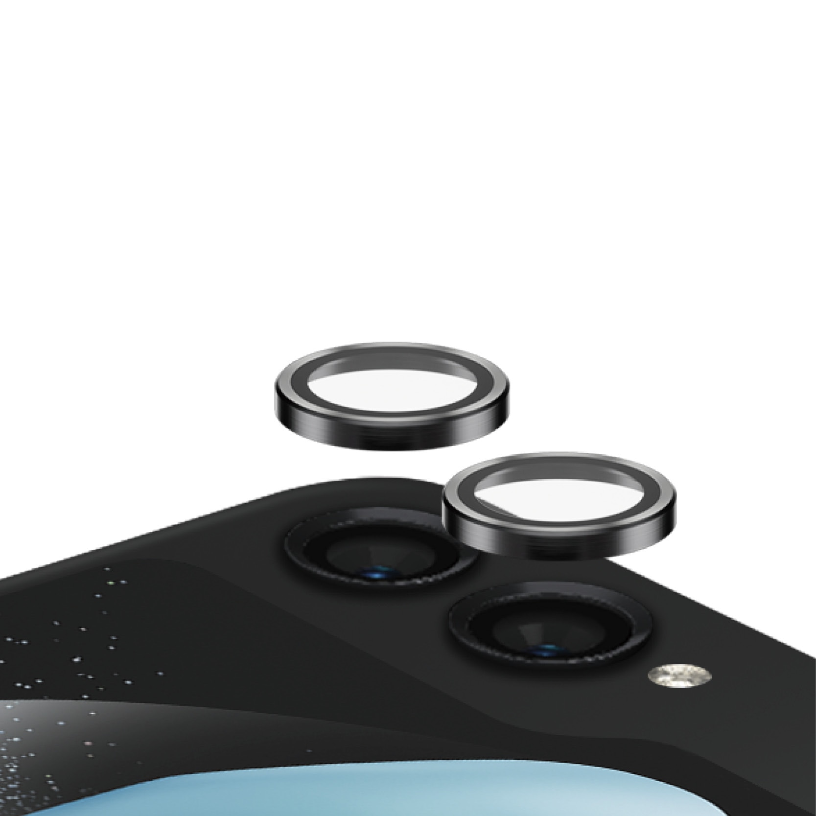Samsung Galaxy Z Flip 5 Hoops Camera Lens Protector, Black