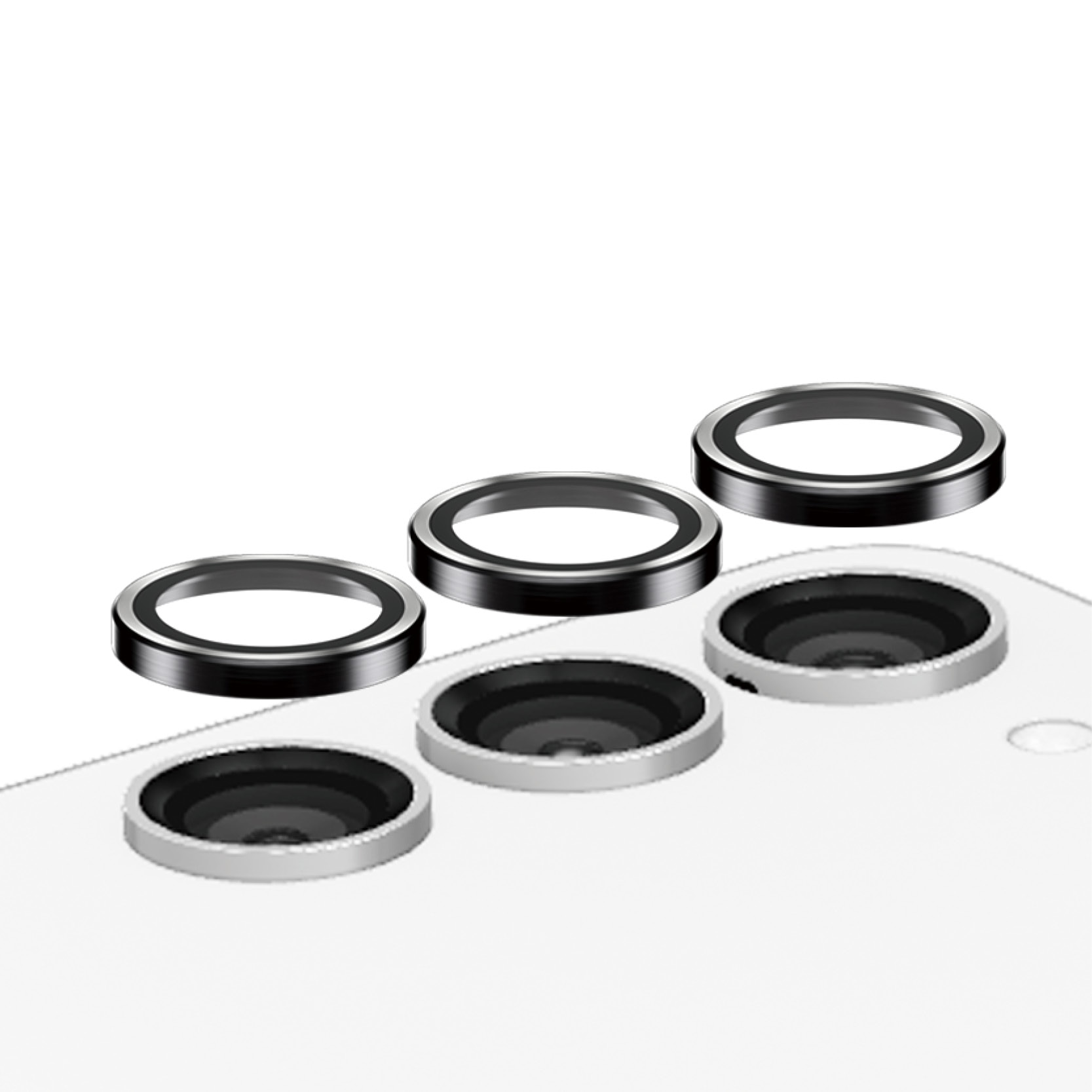 Samsung Galaxy S23 FE Hoops Camera Lens Protector, Black