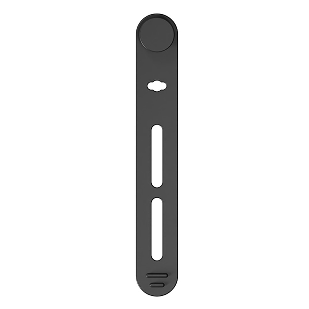 Organisateur de câbles en silicone (5 pièces), noir