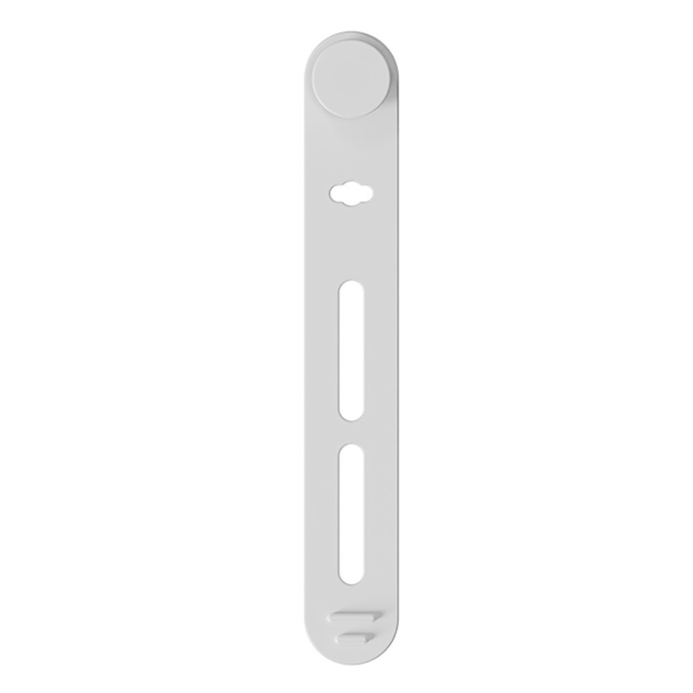 Organisateur de câbles en silicone (5 pièces), blanc