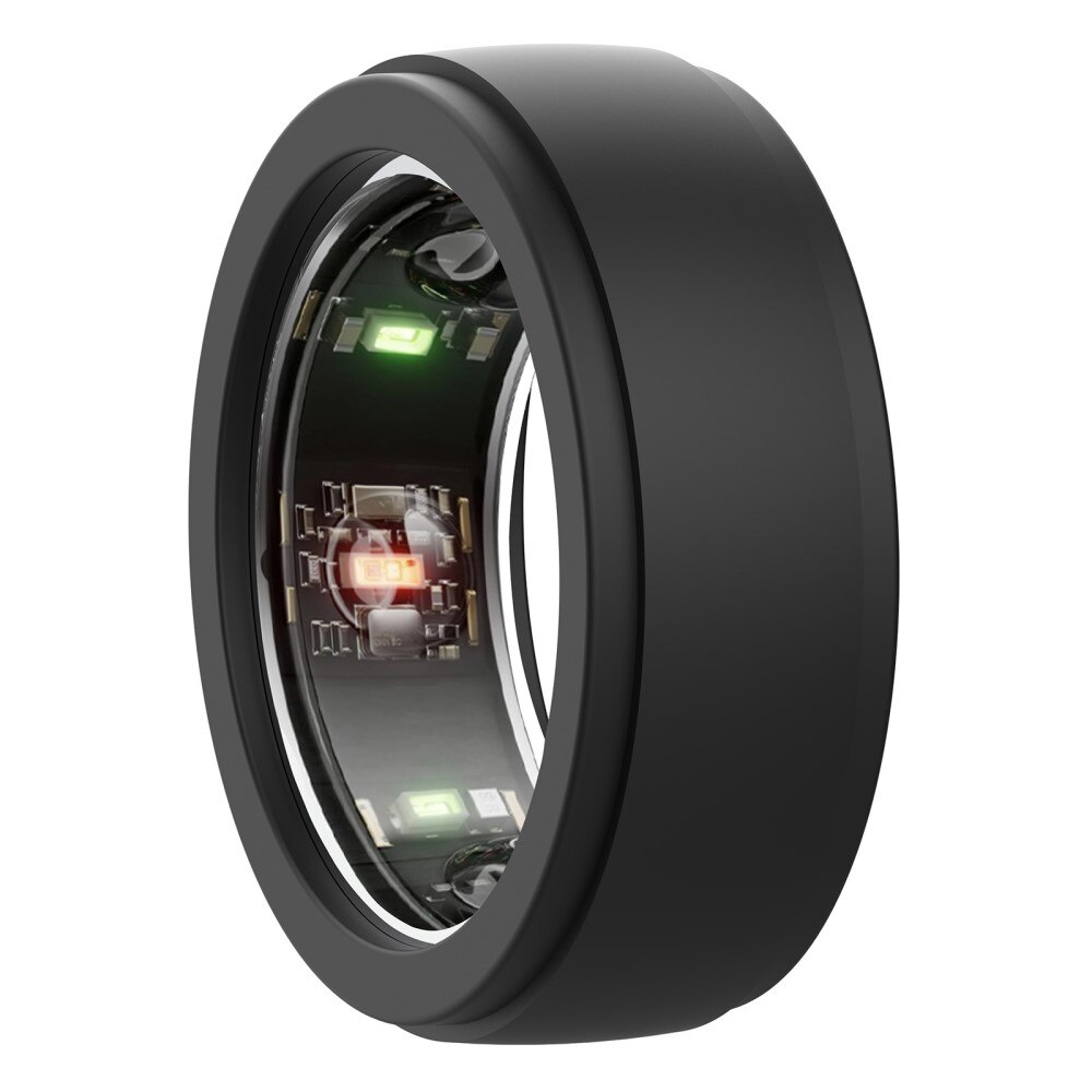 Coque en silicone Samsung Galaxy Ring taille 10-13, noir