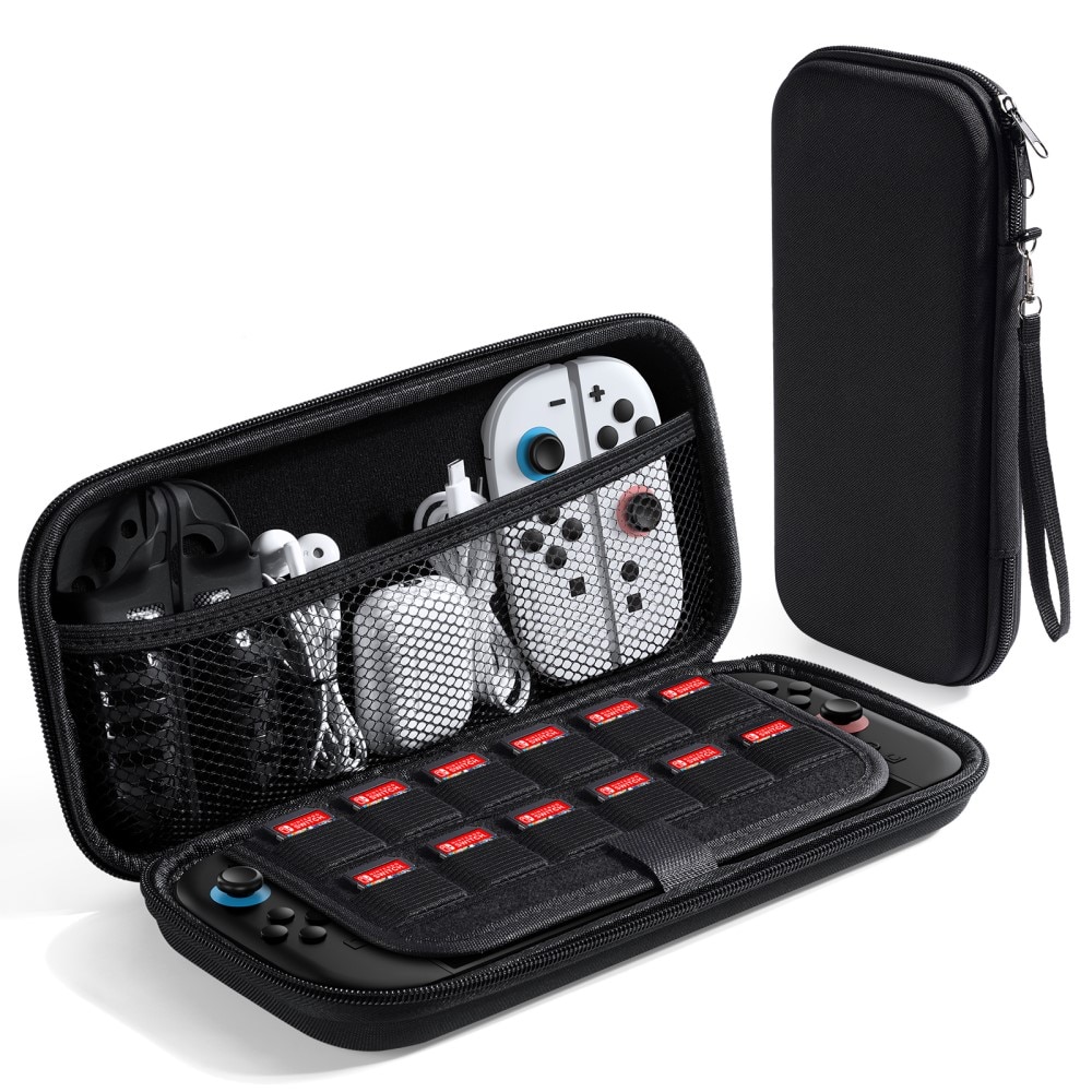 Étui de rangement pour Nintendo Switch 2, noir