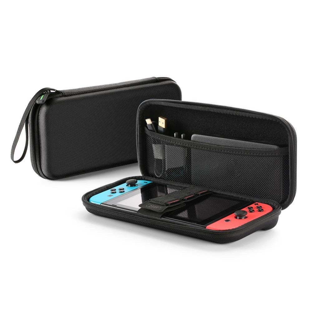 Étui de rangement compact pour Nintendo Switch OLED, noir