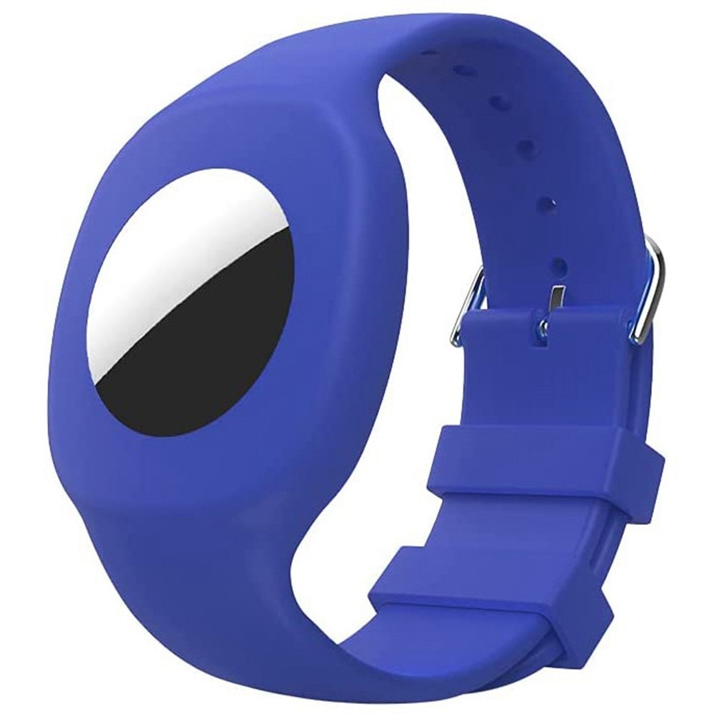 Bracelet en silicone pour enfants AirTag Bleu