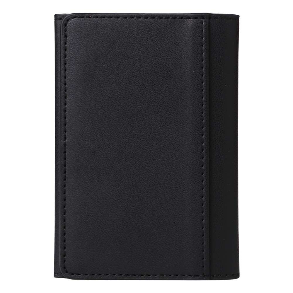 Portefeuille en cuir avec MagSafe et Kickstand, noir