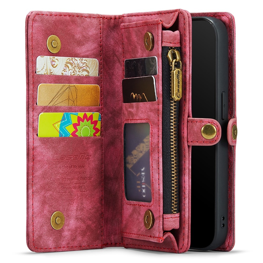 Étui portefeuille multi-cartes iPhone X/XS, Marron