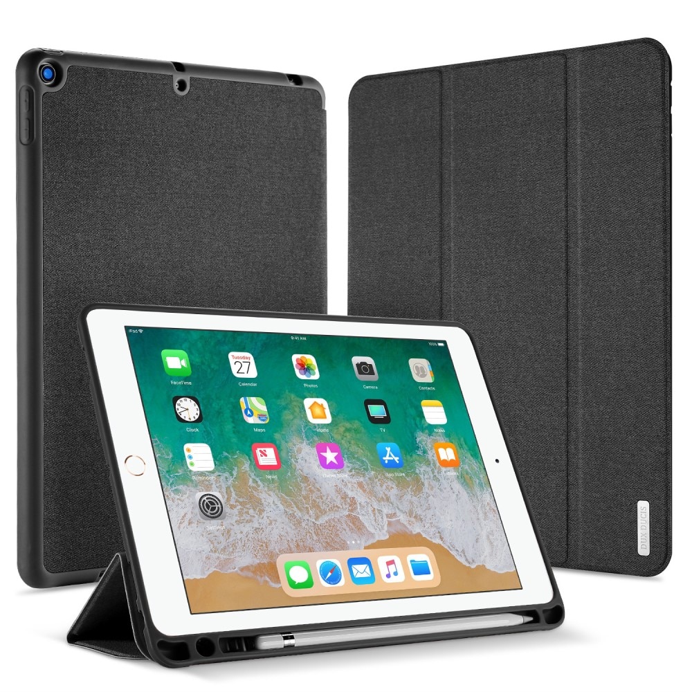 Coque Domo Tri-Fold iPad 9.7 6th Gen (2018) Black