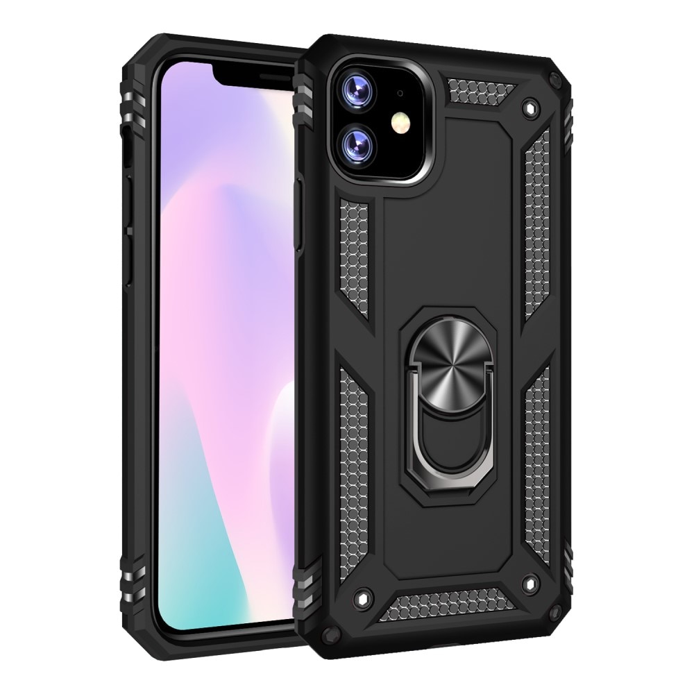 Coque hybride Tech Ring iPhone 11 Pro, noir