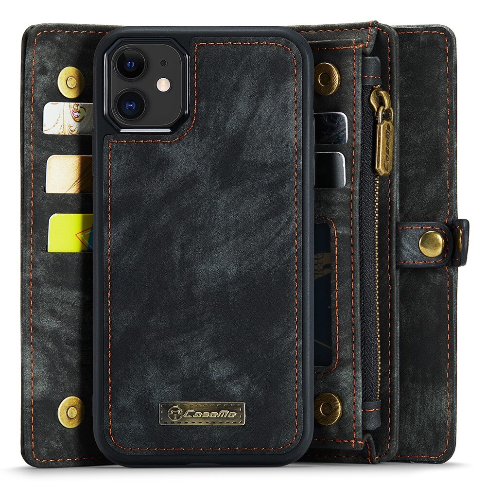 Étui portefeuille multi-cartes iPhone 11, Gris