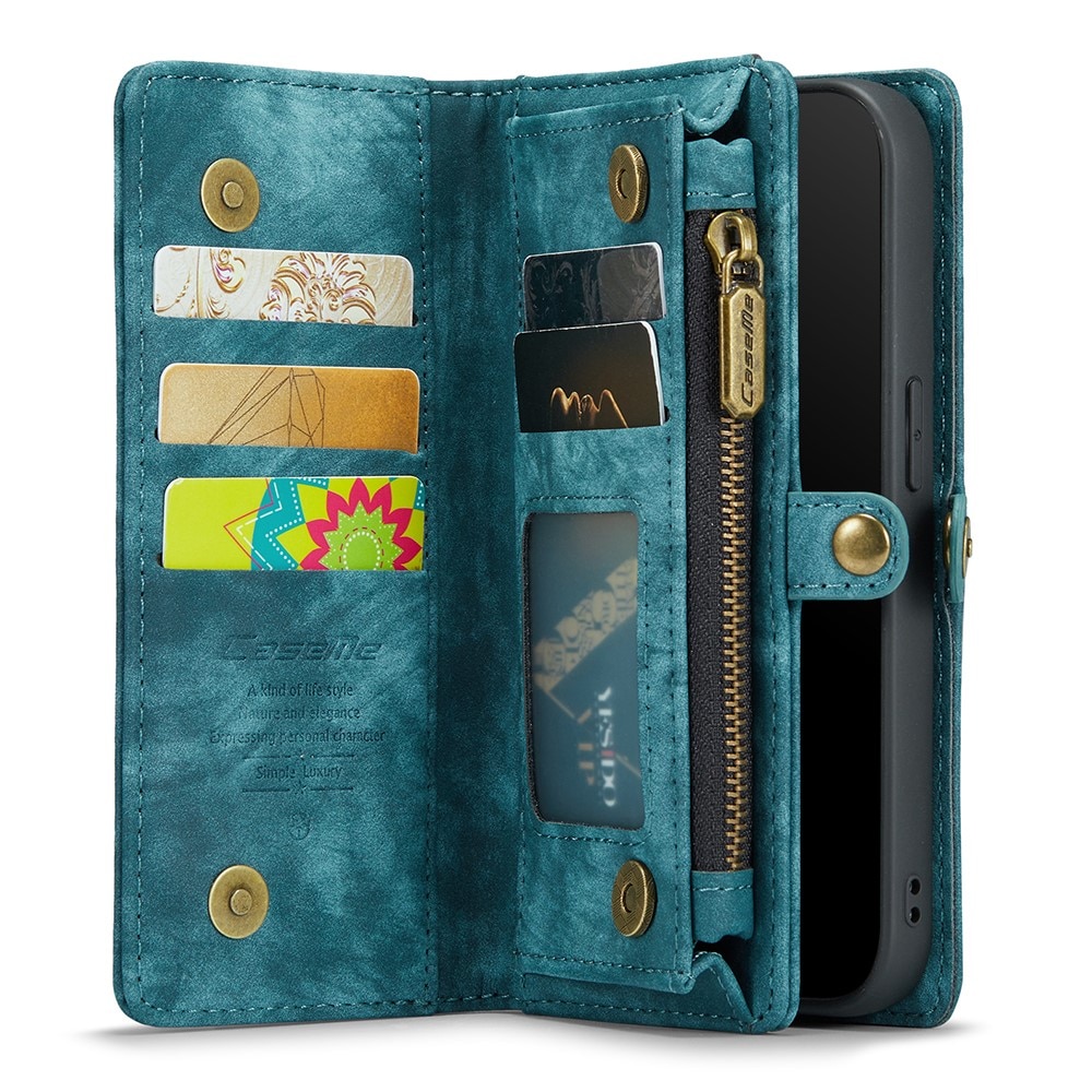 Étui portefeuille multi-cartes iPhone 11, Bleu
