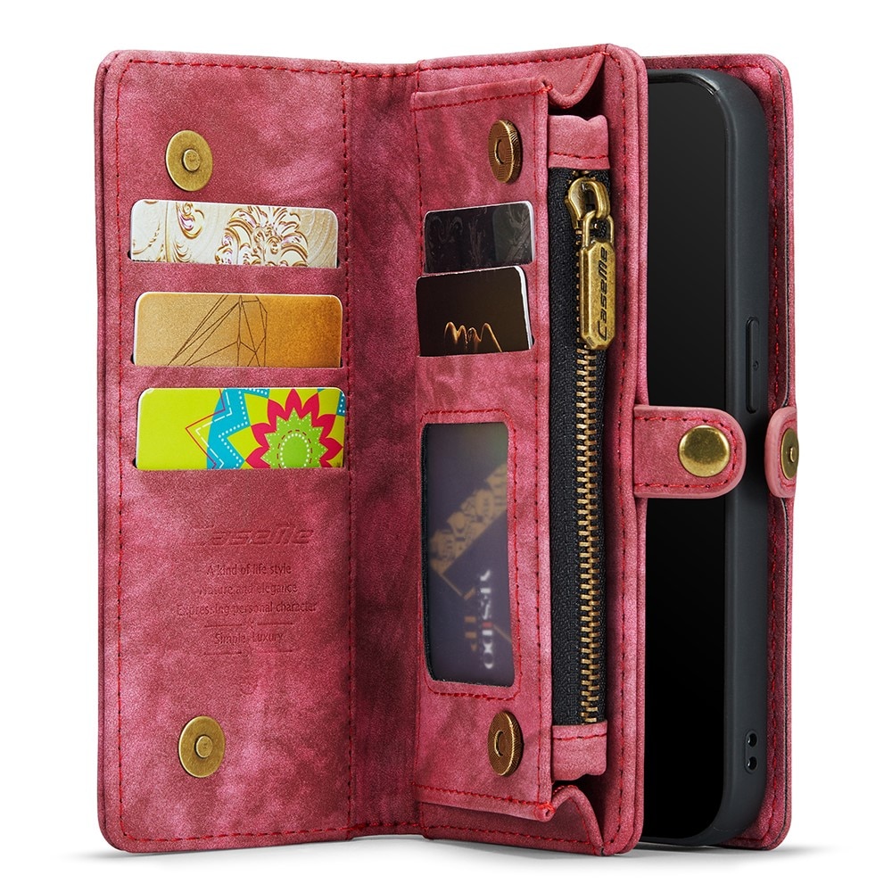 Étui portefeuille multi-cartes iPhone 11 Pro Rouge