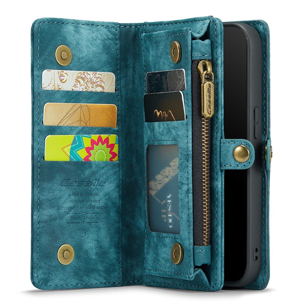 Étui portefeuille multi-cartes iPhone 11 Pro, Bleu