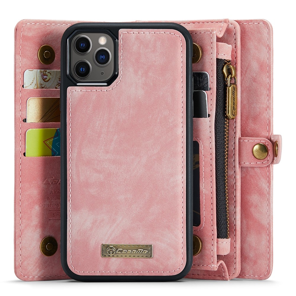 Étui portefeuille multi-cartes iPhone 11 Pro, Rose