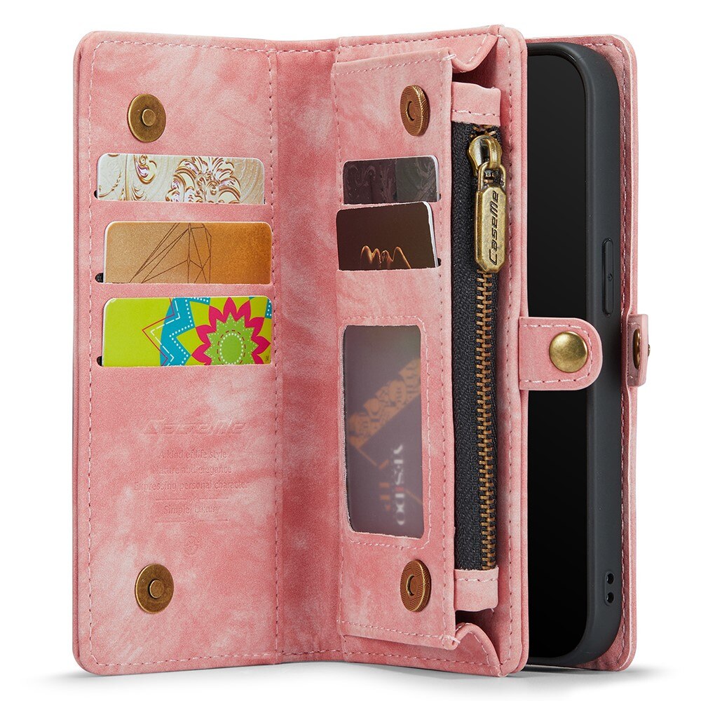 Étui portefeuille multi-cartes iPhone 11 Pro, Rose
