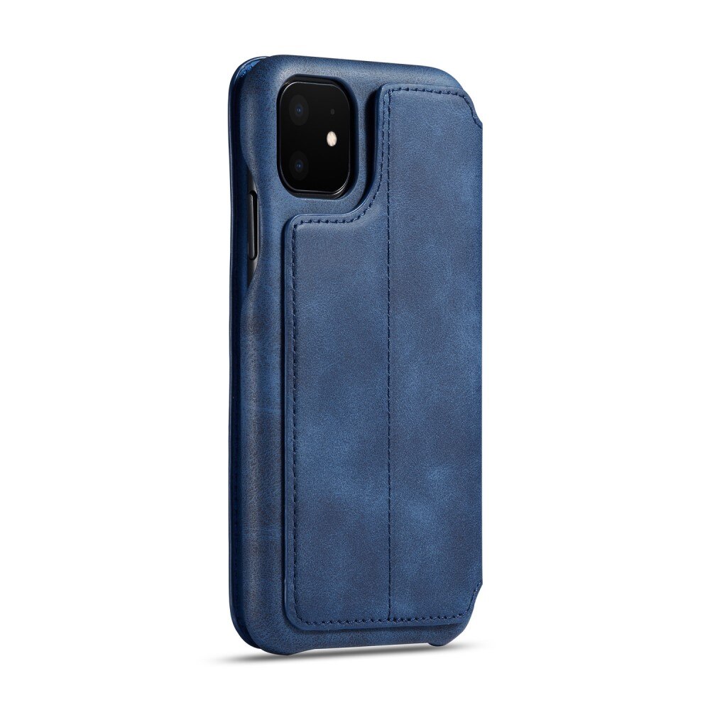 Étui portefeuille mince iPhone 11 Bleu