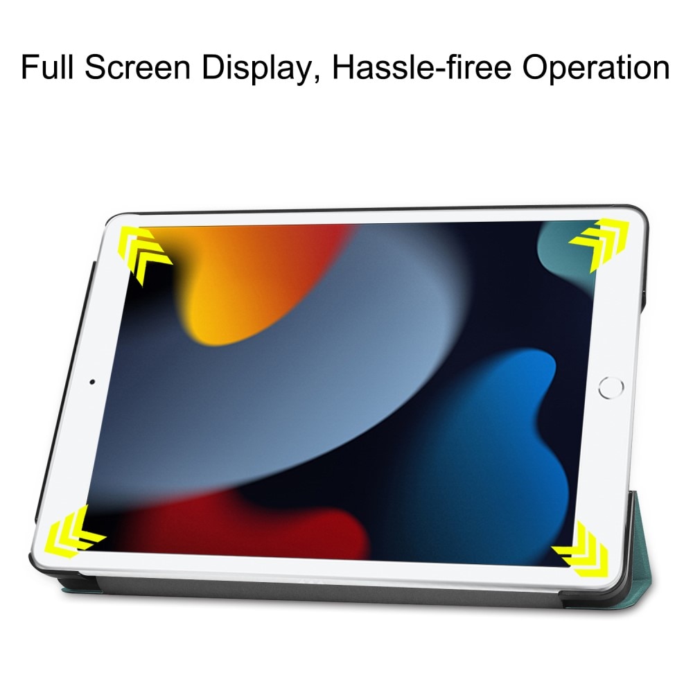 Étui Tri-Fold iPad 10.2 9th Gen (2021), vert